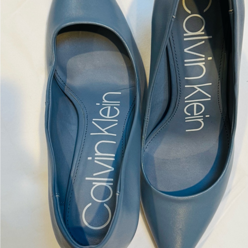 Calvin Klein Women's Sky Blue Loafers